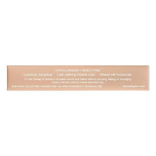 Mineral Fusion Volumizing Mascara Packaging May Vary, Chestnut, 0.57 Fl Oz