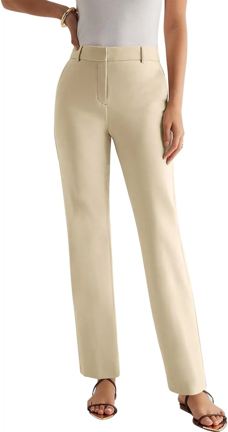 NIMIN Women High Waisted Dress Work Ankle Pants Long/Regular/Short Office Business Casual Trousers with Pockets 2025