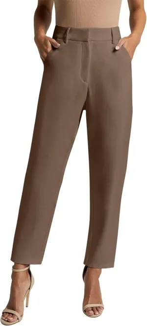 NIMIN Women High Waisted Dress Work Ankle Pants Long/Regular/Short Office Business Casual Trousers with Pockets 2025