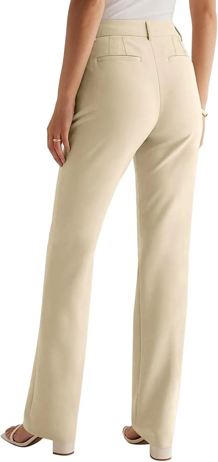NIMIN Women High Waisted Dress Work Ankle Pants Long/Regular/Short Office Business Casual Trousers with Pockets 2025