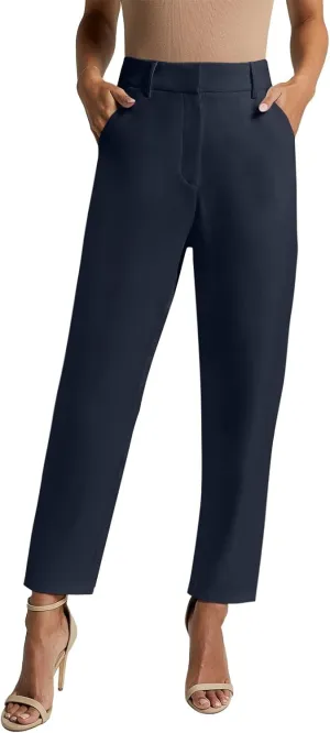 NIMIN Women High Waisted Dress Work Ankle Pants Long/Regular/Short Office Business Casual Trousers with Pockets 2025
