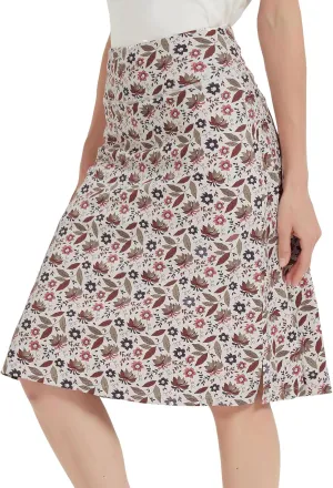 NOOYME 24" Skorts Modest for Women with Pockets Midi Knee Length Athletic Skirts