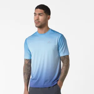 Ombre Print Training T-Shirt | Blue