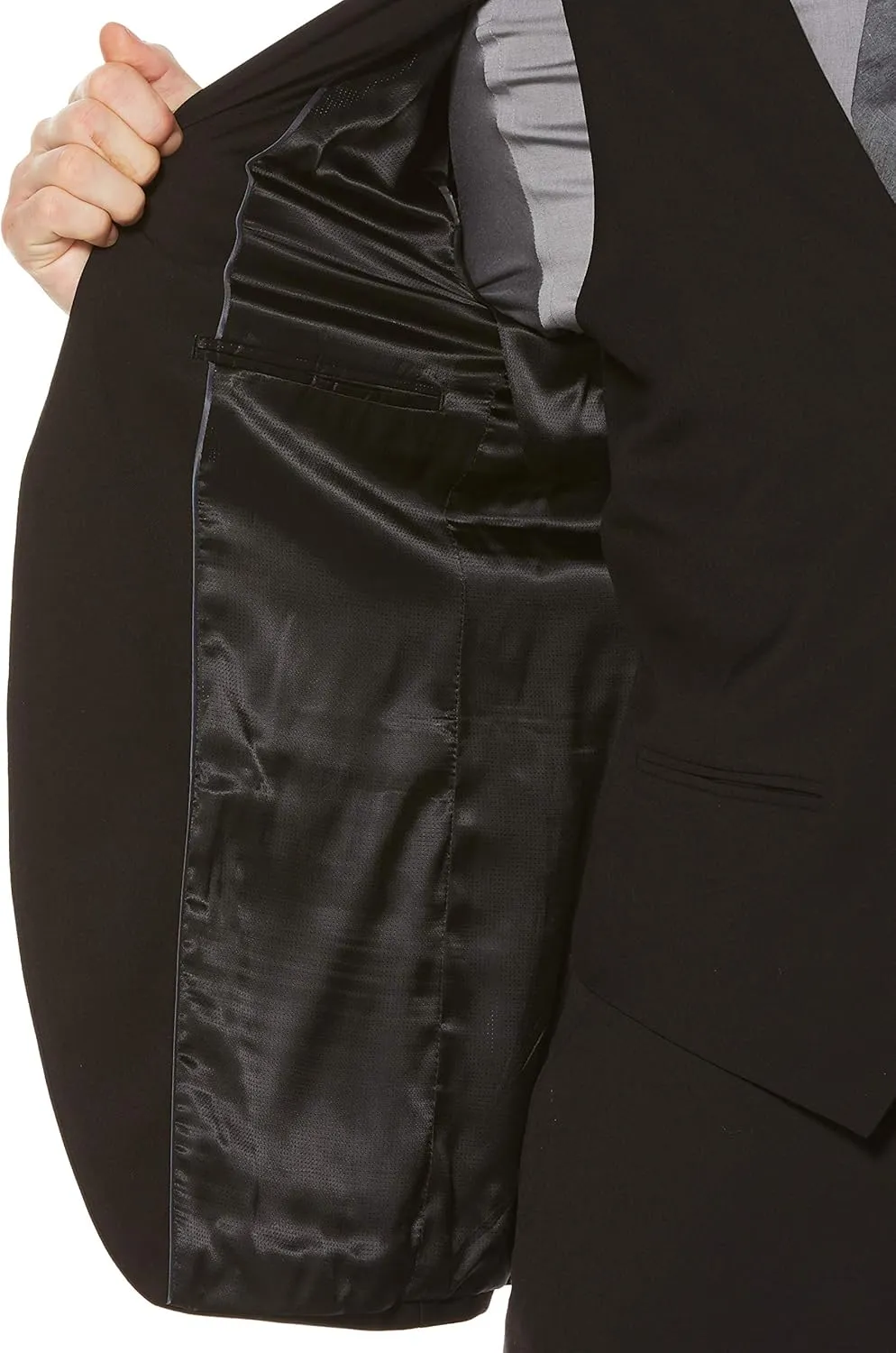 Perry Ellis Men's Slim Fit Solid Stretch Jacket