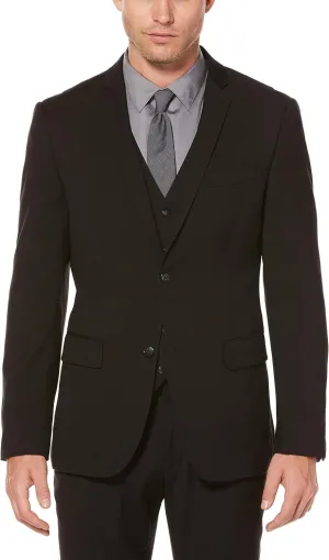 Perry Ellis Men's Slim Fit Solid Stretch Jacket