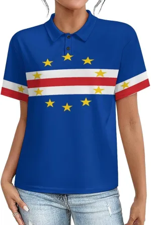 Polo Athletic Shirts for Women Button Down Short Sleeve Tops Quick Dry Resistant Moisture Wicking Golf Polo