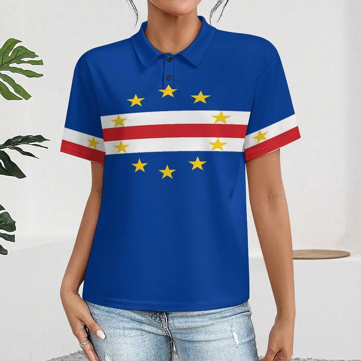 Polo Athletic Shirts for Women Button Down Short Sleeve Tops Quick Dry Resistant Moisture Wicking Golf Polo