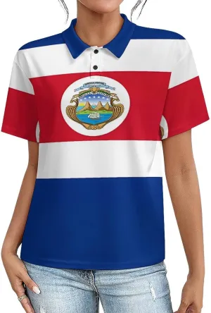 Polo Athletic Shirts for Women Button Down Short Sleeve Tops Quick Dry Resistant Moisture Wicking Golf Polo