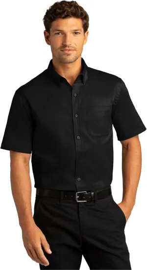 Port Authority Men's Short Sleeve SuperPro React Twill Button-Down Shirt