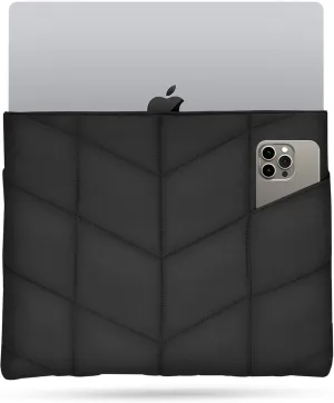 Puffy Laptop Sleeve 13-14 inch, Puffer Laptop Carrying Case for Women, Pillow Case Compatible for MacBook Air M3 2024 M2 M1, MacBook Pro 13 in 14 in, Diamond Stitched Sleeve