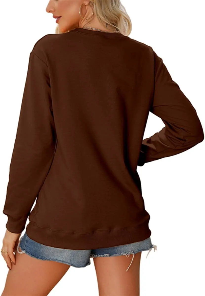 Reading Book Sweatshirt Women Let's Read Graphic Long Sleeve Shirts Crewneck Teacher Library Bookish Pullover Tops