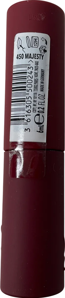 Rimmel Thrill Seeker Lip Latex Lip Stain 450 6ml