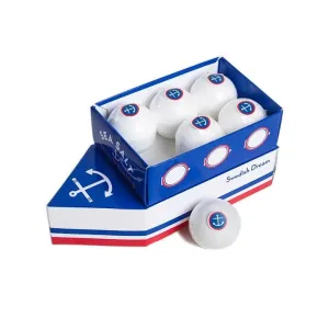 Sea Salt Foaming Bath Bomb Boat