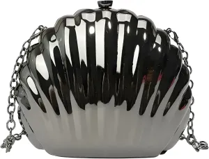 Shell purse Clutch bag VanThai Le - Bag Arclylic Women Evening Clutch Designer Handbag Purse In Shoulder with Removable Chain