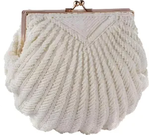 Shell purse Clutch bag VanThai Le - Box Clutches Pearl Evening Party Handbag And Purse Beach Wedding Gift Bag Purse