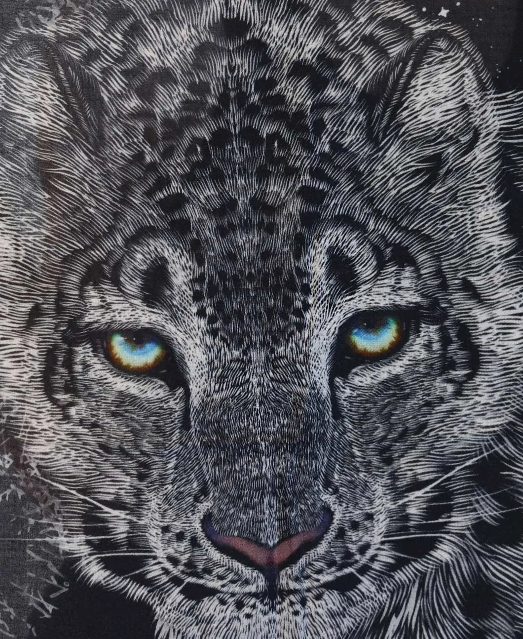 Snow Leopard Shawl