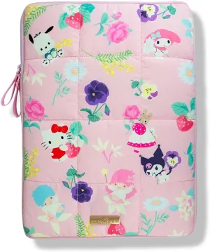Sonix x Sanrio | Puffy Laptop Sleeve | 15-16 Inch, Quilted Pillow Puffer Laptop Carrying Case, Computer Sleeve | Hello Kitty & Friends Floral