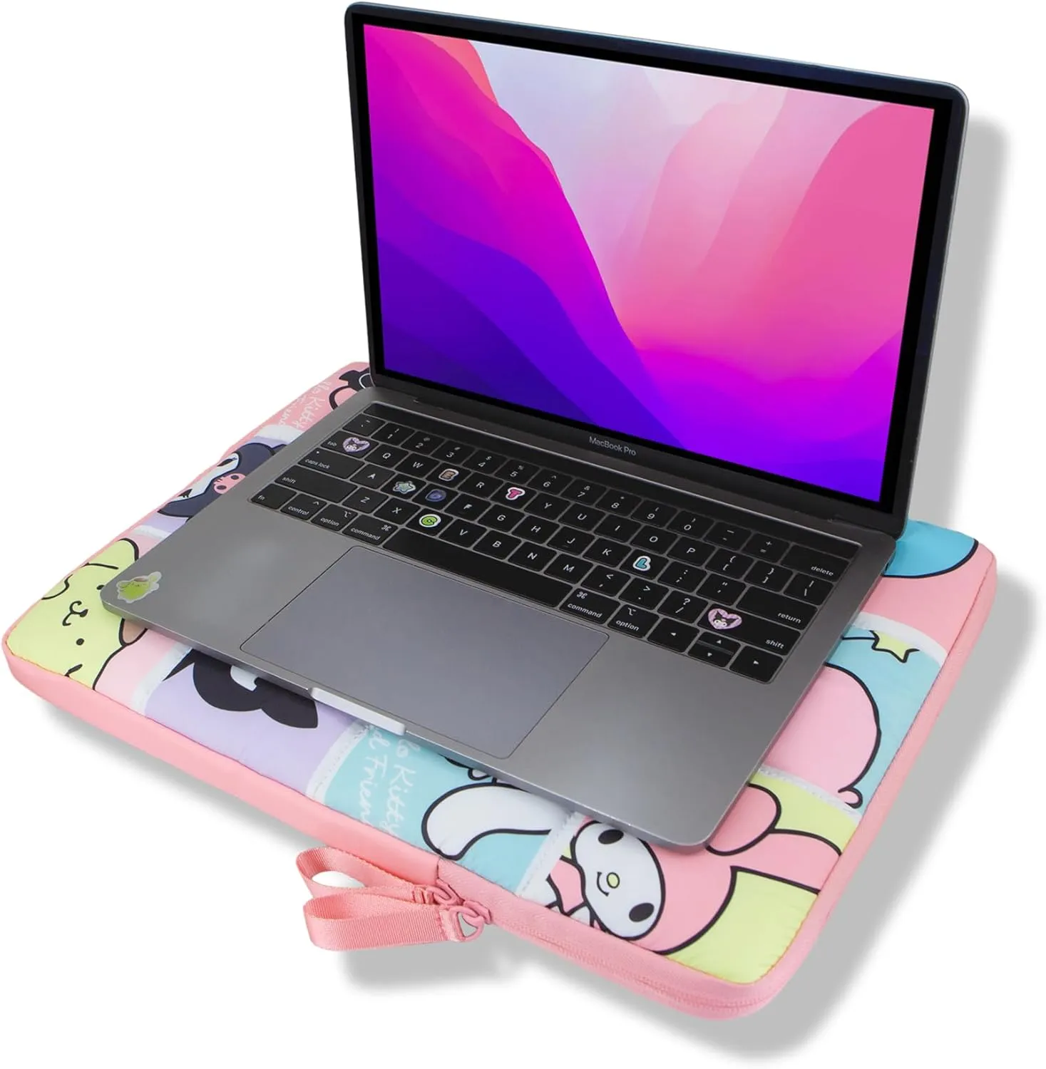 Sonix x Sanrio | Puffy Laptop Sleeve | 15-16 Inch, Quilted Pillow Puffer Laptop Carrying Case, Computer Sleeve | Hello Kitty Grid