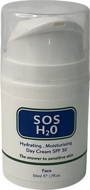 sos H20 Facial Moisturiser Spf 30 50ml