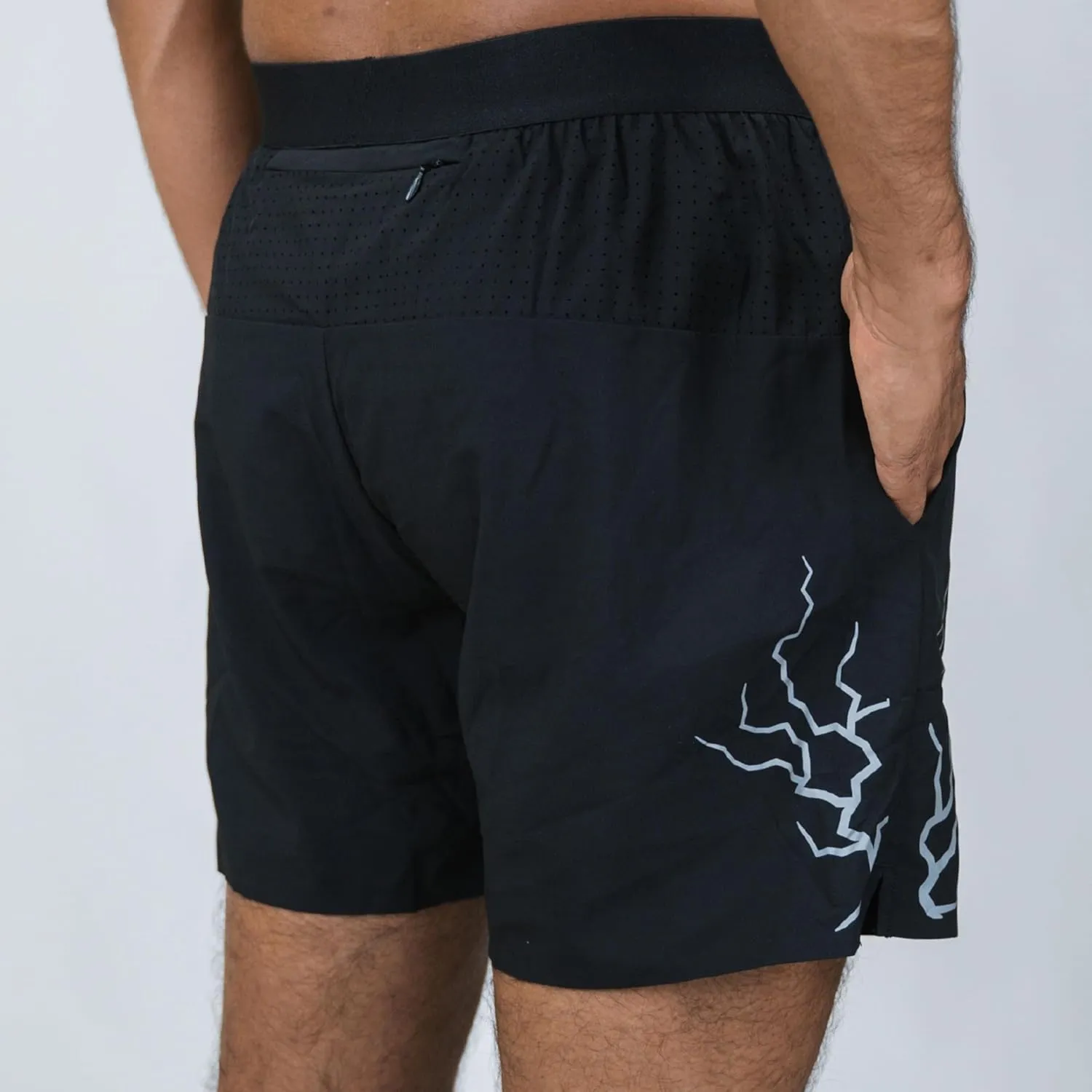 Sprints Mens 2-in-1 Running Shorts, 5 inch Quick Dry Athletic Shorts w/Pockets, Breathable, 4-Way Stretch for Gym & Workout