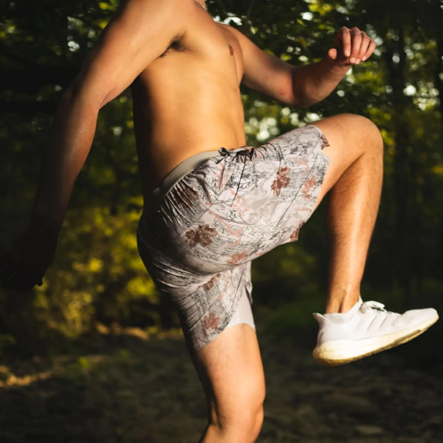 Sprints Mens 2-in-1 Running Shorts, 5 inch Quick Dry Athletic Shorts w/Pockets, Breathable, 4-Way Stretch for Gym & Workout