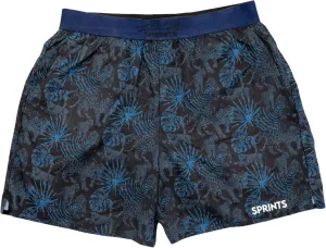 Sprints Mens 2-in-1 Running Shorts, 5 inch Quick Dry Athletic Shorts w/Pockets, Breathable, 4-Way Stretch for Gym & Workout
