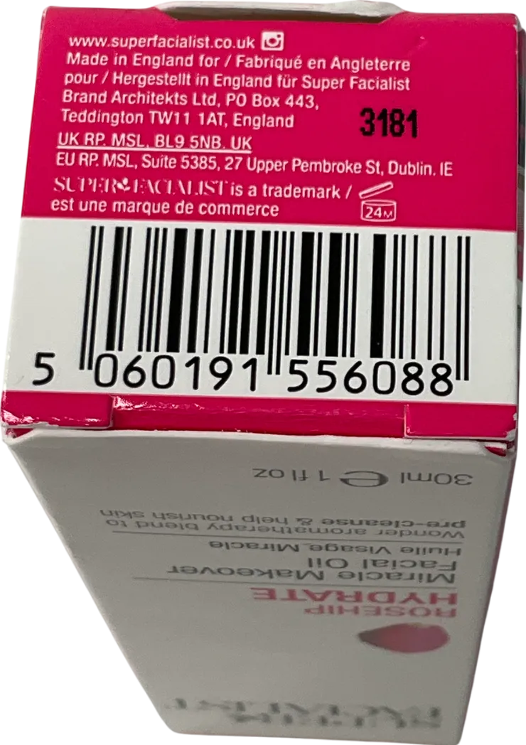 Super Facialist Rosehip Hydrate Facial Oil 30ml