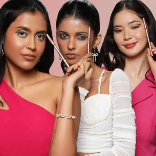 Typsy Beauty Double-Ended Eyeliner & Eyeshadow | Matte & Metallic Creamy Dual-Ended Eyeliner Pencil | One Swipe Application | Long-Lasting & Waterproof | Available in 5 shades | 2g (Bubbling Beer 04)