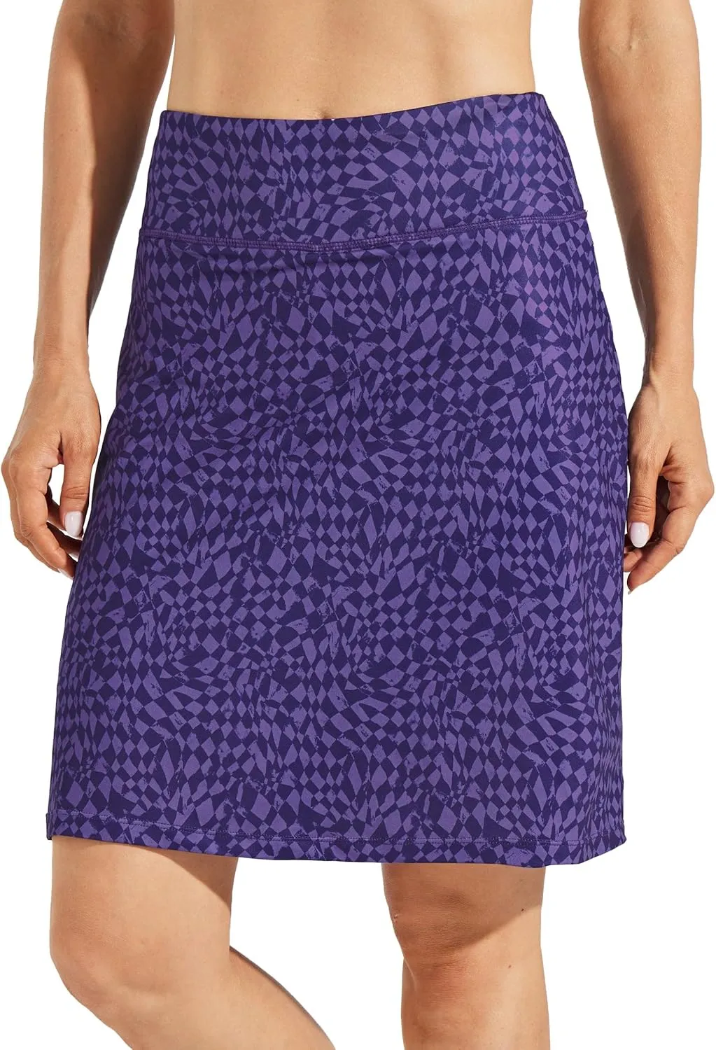 Willit Women's 20" Knee Length Skorts Skirts Golf Tennis Skirts Modest Athletic Casual Skorts with Pockets UV Protection