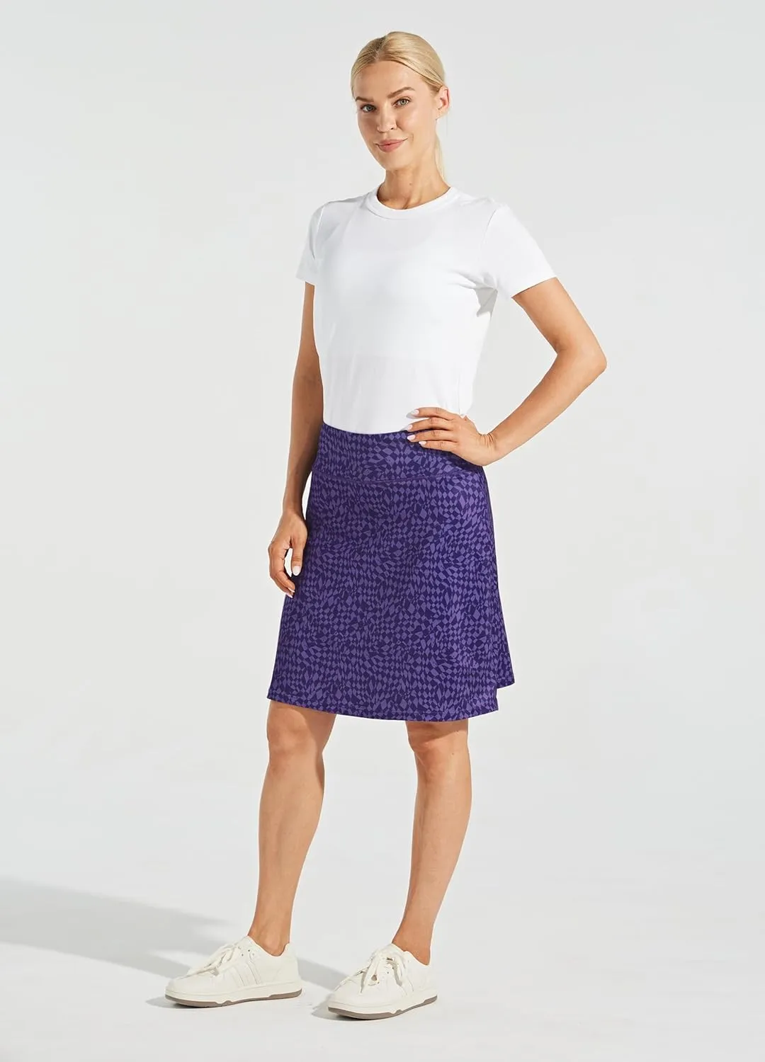 Willit Women's 20" Knee Length Skorts Skirts Golf Tennis Skirts Modest Athletic Casual Skorts with Pockets UV Protection
