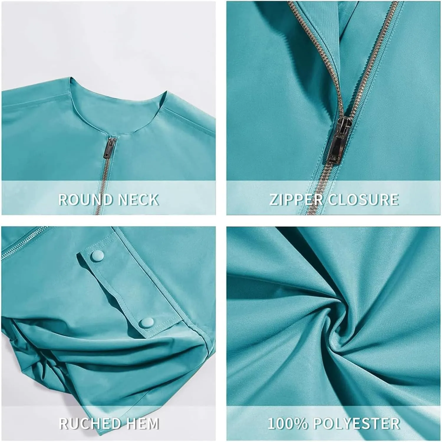 Women Cargo Vest Oversize Cropped Sleeveless Jacket Lightweight Ruffle Ruched Fashion Tops Summer Casual Zip Up Outfit