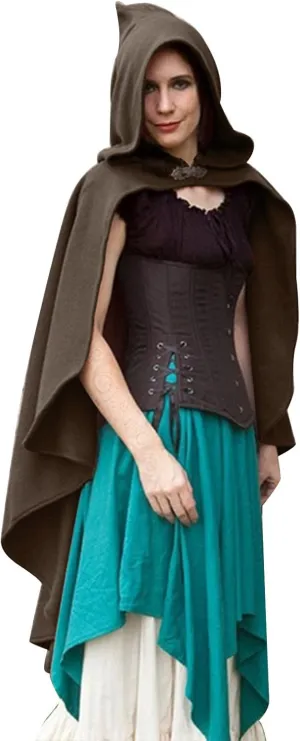 Women Wrap Scarf Women Fashion Casual Retro Medieval Halloween Hood Cloak Coat Role Playing Witch Hooded Cloak