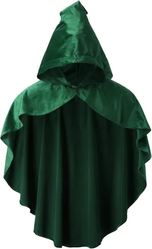Women Wrap Scarf Women Fashion Casual Retro Medieval Halloween Hood Cloak Coat Role Playing Witch Hooded Cloak