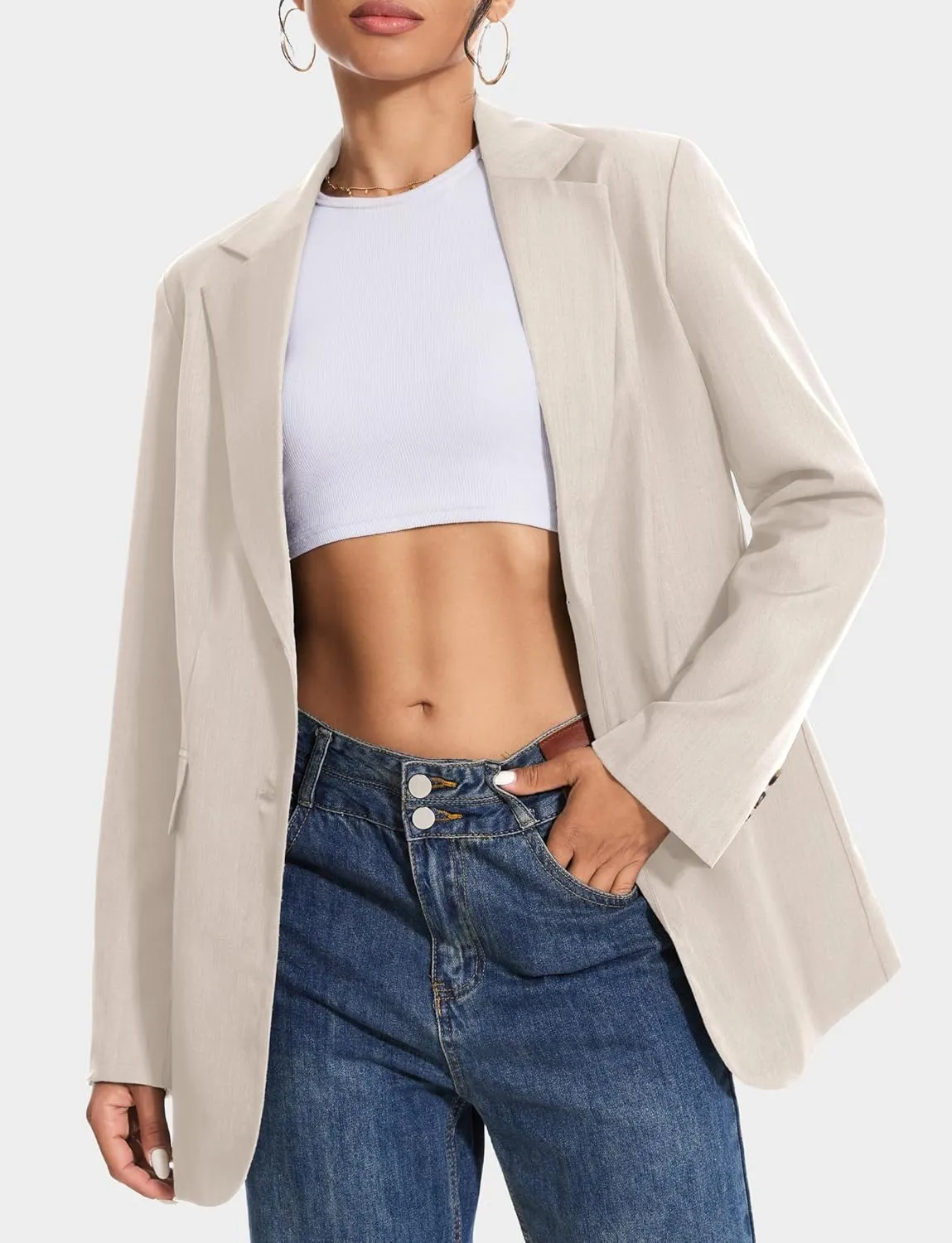 Women's 3 Piece Skirt Sets Business Casual Short Skort Blazer Suit Long Sleeve Jacket Vest Matching Outfits