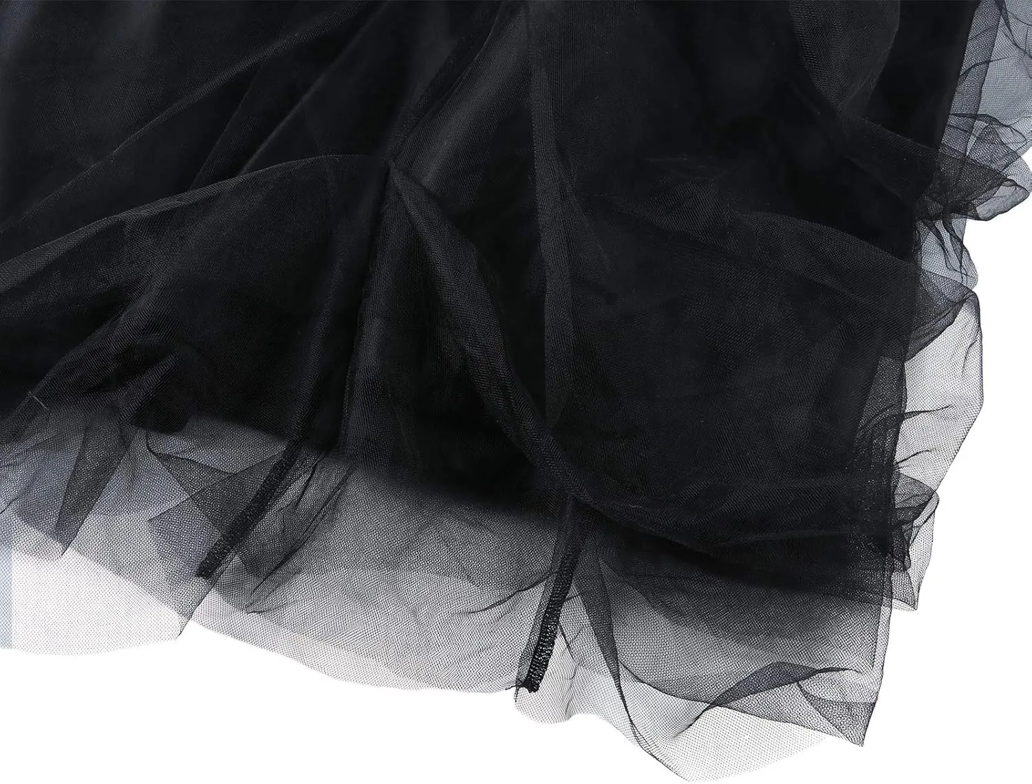 Women's Tulle Maxi Skirt Floor Length Layered High Waist Puff Mesh Tutu Skirt Split Wedding Evening Party Skirt