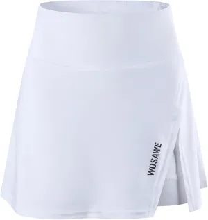 WOSAWE Womens Cycling Skirt with 4D Gel Padded High Waist Skorts Breathable MTB Riding Sports Shorts